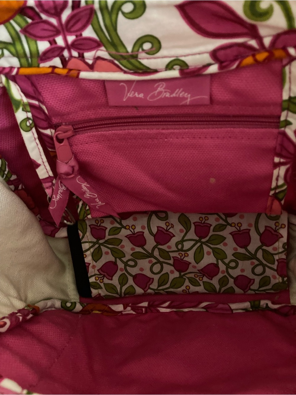 Vera Bradley Small Lilli Bell Colorblock Tote - Picture 8 of 8